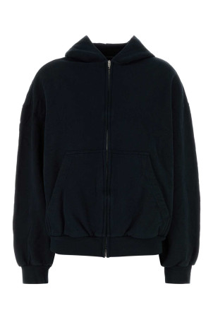 Black cotton sweatshirt BALENCIAGA (803264TSVU7)