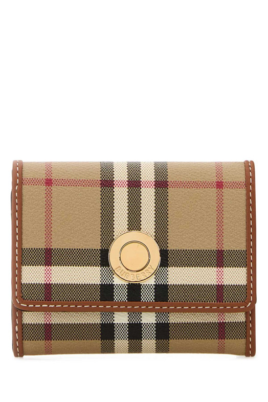 Printed canvas small Check wallet BURBERRY (8109800)