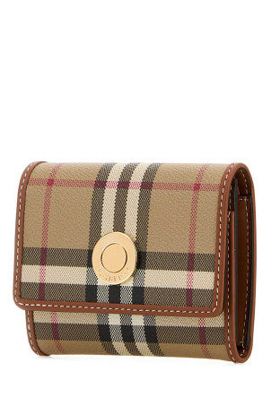 Printed canvas small Check wallet BURBERRY (8109800)
