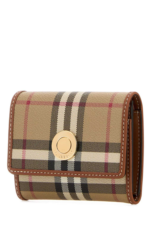 Printed canvas small Check wallet BURBERRY (8109800)