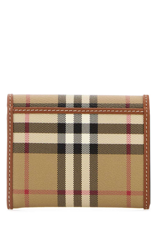 Printed canvas small Check wallet BURBERRY (8109800)