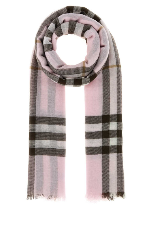Embroidered wool scarf BURBERRY (8114135)