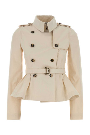 Ivory cotton Isabella trench coat BURBERRY (8120786)