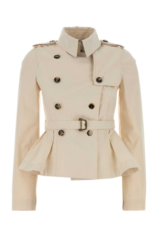 Ivory cotton Isabella trench coat BURBERRY (8120786)