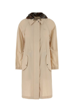 Cream stretch nylon Newbury parka coat BURBERRY (8120898)