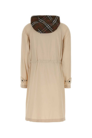 Cream stretch nylon Newbury parka coat BURBERRY (8120898)