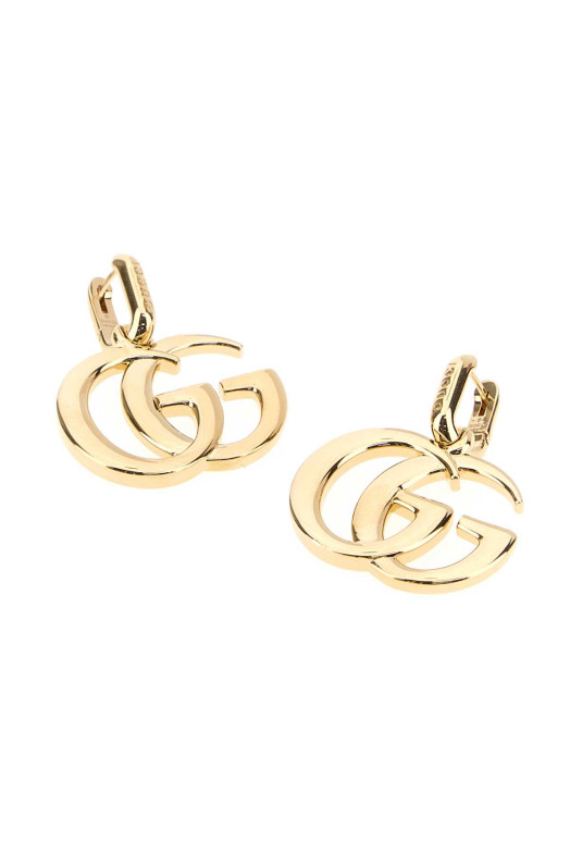 Gold metal mini GG Marmont earrings GUCCI (864803I4600)