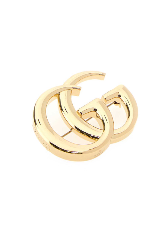 Gold metal GG Marmont brooche GUCCI (864950I4600)