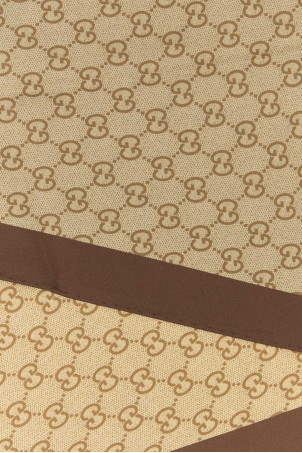 Printed silk foulard GUCCI (8653083G001)
