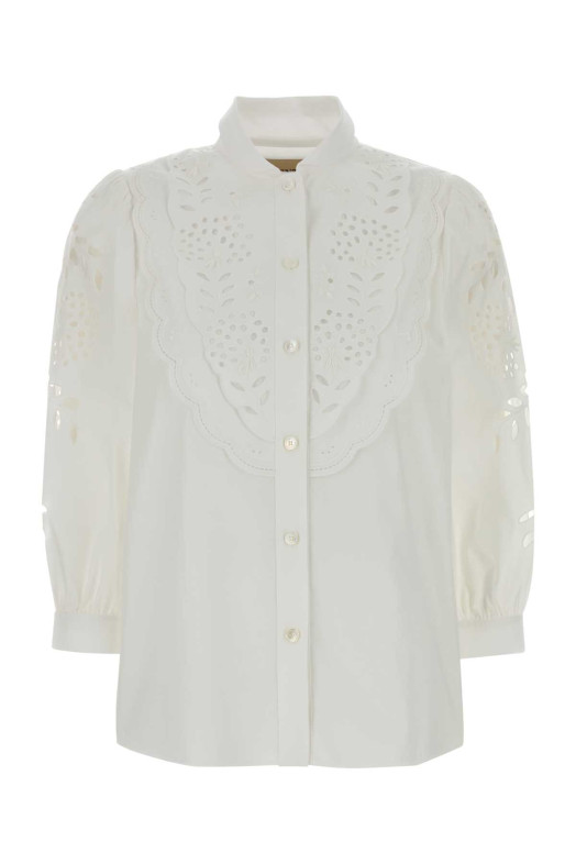White poplin shirt VALENTINO GARAVANI (8B3AB8209VN)