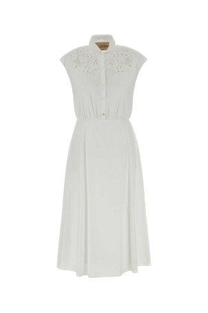 White poplin dress VALENTINO GARAVANI (8B3VAJR59VN)