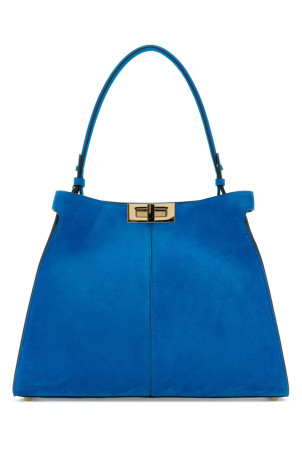 Turquoise suede medium Fendi Way handbag FENDI (8BN368AGXJ)