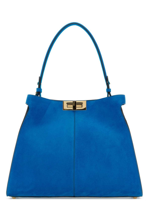 Turquoise suede medium Fendi Way handbag FENDI (8BN368AGXJ)