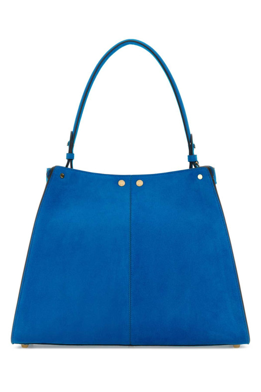 Turquoise suede medium Fendi Way handbag FENDI (8BN368AGXJ)