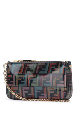 BAGUETTE POUCH TESSUTO LAME F FENDI (8BS073AW6Q)