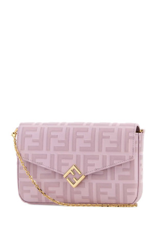 Pink leather FF Diamonds wallet FENDI (8M0509ADYM)