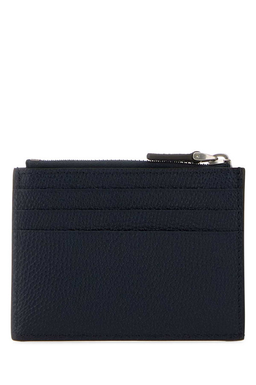 Midnight blue leather coin purse VALENTINO GARAVANI (8Y2P0AP8UAG)