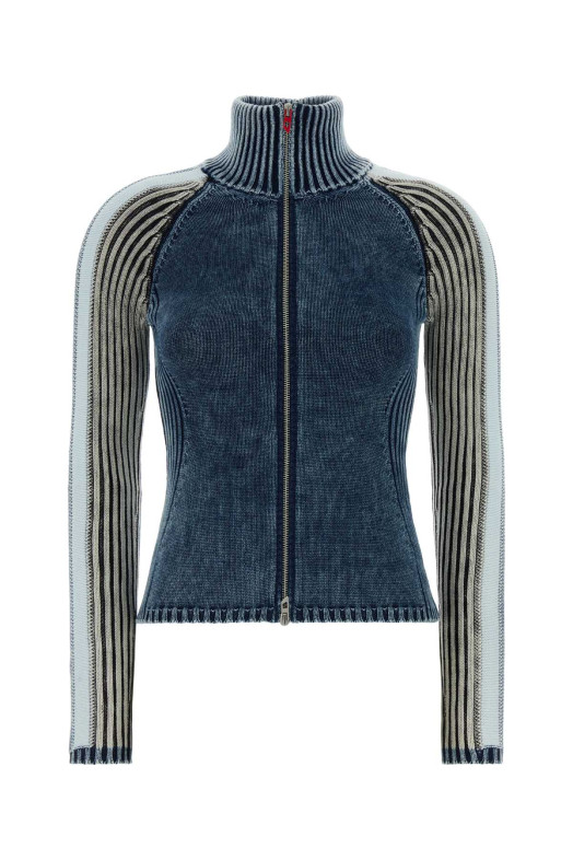Denim blue cotton cardigan DIESEL (A208910WICF)