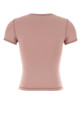 Pink stretch cotton t-shirt DIESEL (A209800QHHA)