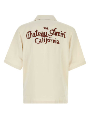 Ivory polyester shirt White AMIRI (AMTOSH1125)