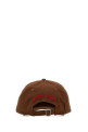 Brown cotton baseball cap DSQUARED (BCM098405C00001)