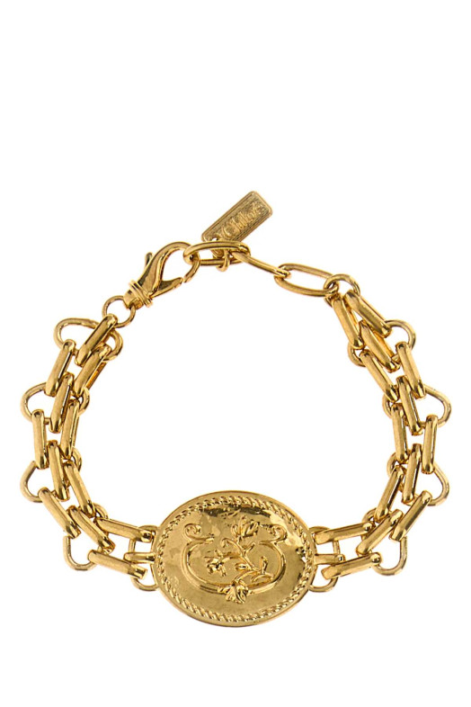 Gold metal ChÃ¢teau Treasures bracelet CHLOE (CH25WJB03CB7)