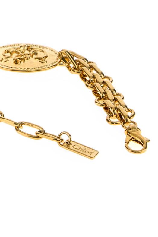 Gold metal ChÃ¢teau Treasures bracelet CHLOE (CH25WJB03CB7)
