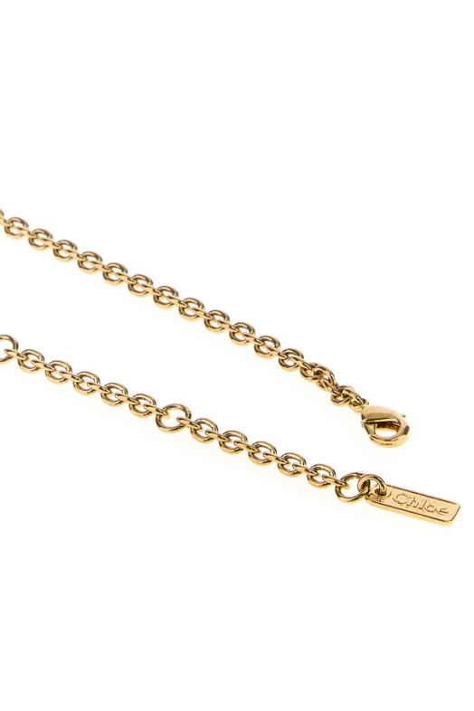 Gold metal ChÃ¢teau Treasures necklace CHLOE (CH25WJN11CB7)