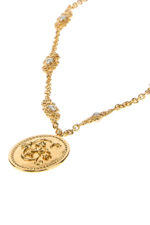 Gold metal ChÃ¢teau Treasures necklace CHLOE (CH25WJN33RSB)