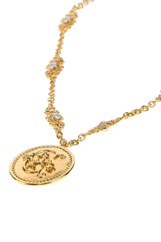 Gold metal ChÃ¢teau Treasures necklace CHLOE (CH25WJN33RSB)