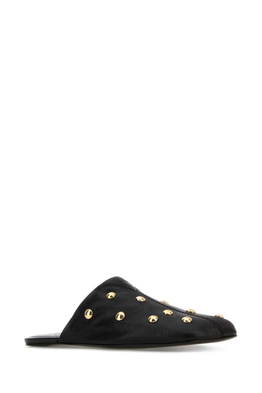 Black leather Rita slippers CHLOE (CH26S16SUR)