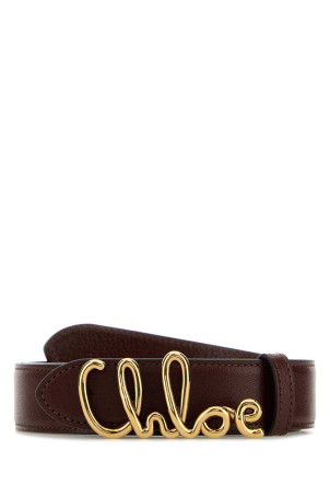 Brown leather belt CHLOE (CH26SBB14BLB)