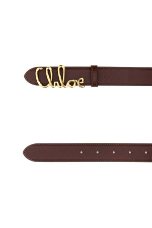 Brown leather belt CHLOE (CH26SBB14BLB)
