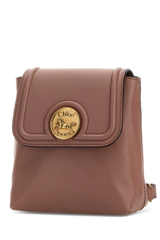 Antiqued pink leather Horse Medal backpack CHLOE (CH26SP581O37)