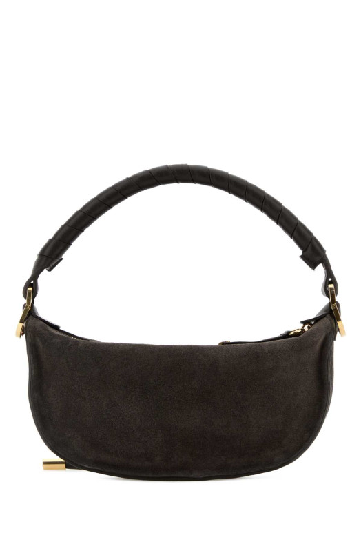 Dark brown suede mini Marcie shoulder bag CHLOE (CH26SP927P37)