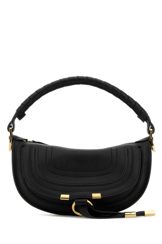Black leather mini Marcie shoulder bag CHLOE (CH26SP927R35)