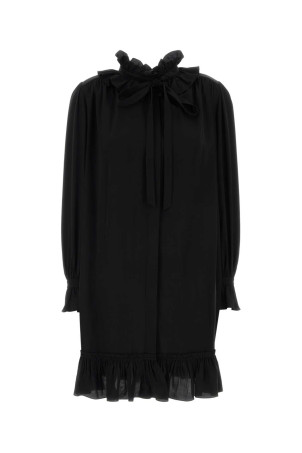 Black crepe mini dress CHLOE (CH26SRO10005)