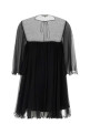 Black georgette mini dress CHLOE (CH26SRO87001)