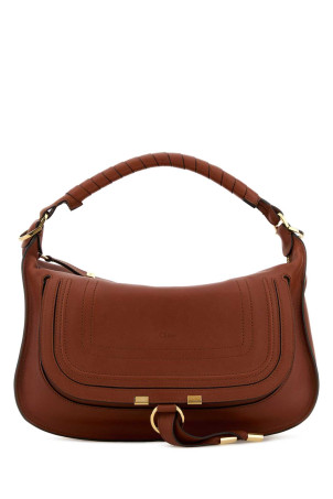 Caramel leather small Marcie shoulder bag CHLOE (CH26SS882R35)