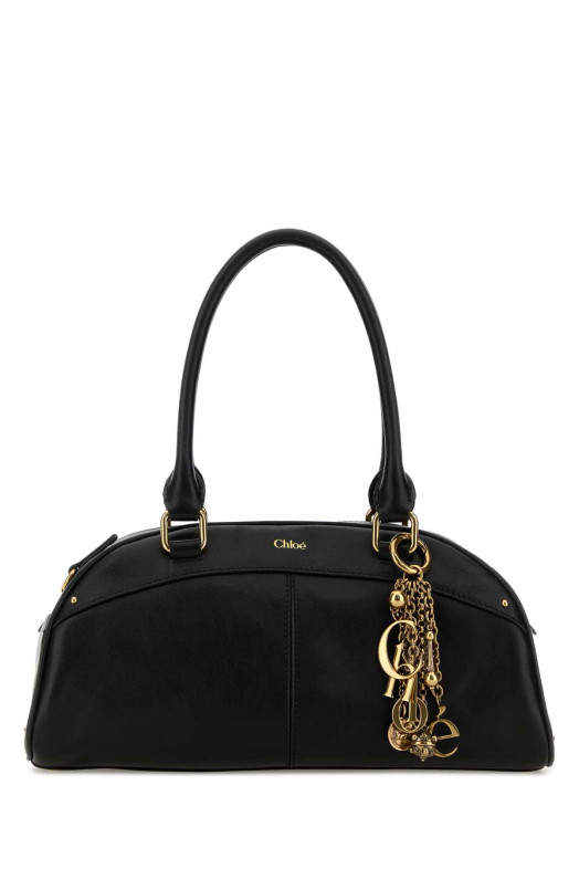 Black leather Bowling handbag CHLOE (CH26SS955Q86)