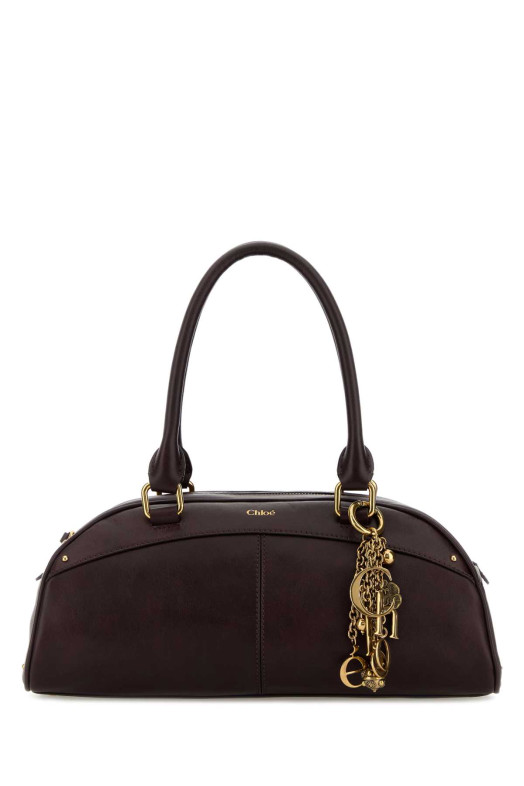 Plum leather Bowling handbag CHLOE (CH26SS955Q86)