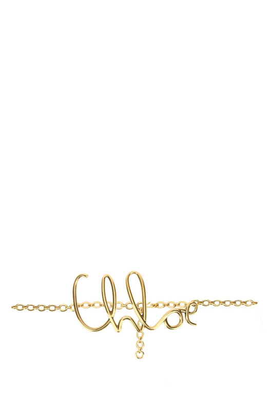 Gold metal large ChloÃ¨ belt CHLOE (CHC24AC067CB7)
