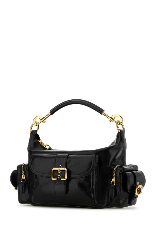Black leather Camera Bag handbag CHLOE (CHC24AS533N83)