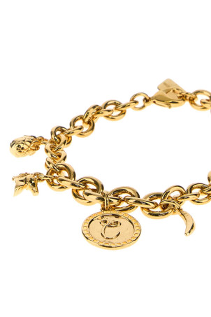 Gold metal ChloÃ¨ Charms bracelet CHLOE (CHC25SFB47CB7)