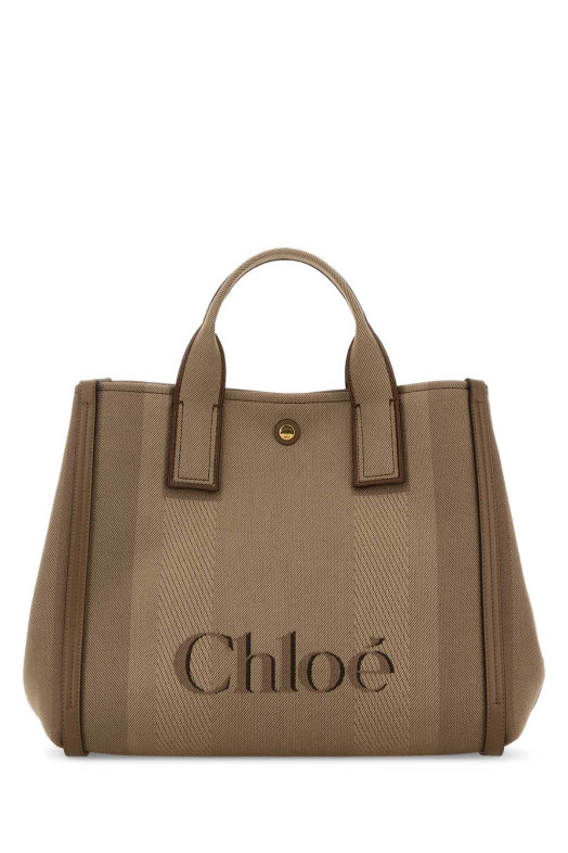 Cappuccino canvas ChloÃ© Carry shopping bag CHLOE (CHC25SS910O65)