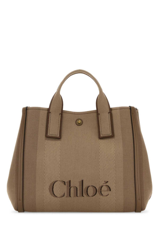 Cappuccino canvas ChloÃ© Carry shopping bag CHLOE (CHC25SS910O65)