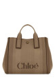 Cappuccino canvas ChloÃ© Carry shopping bag CHLOE (CHC25SS910O65)