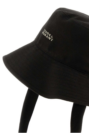 Black canvas bucket hat ISABEL MARANT (CU073XFAD1C10A)