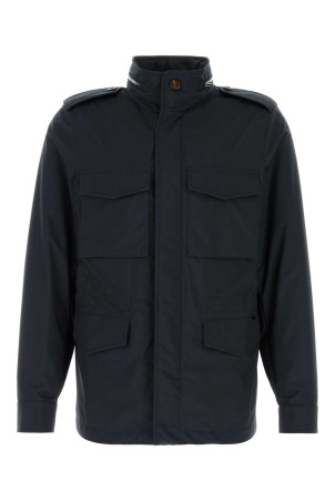 Midnight blue polyester Denver jacket Blue MOORER (DENVERSTP)