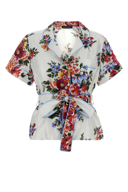 Printed twill shirt DOLCE & GABBANA (F5S23TIS11I)